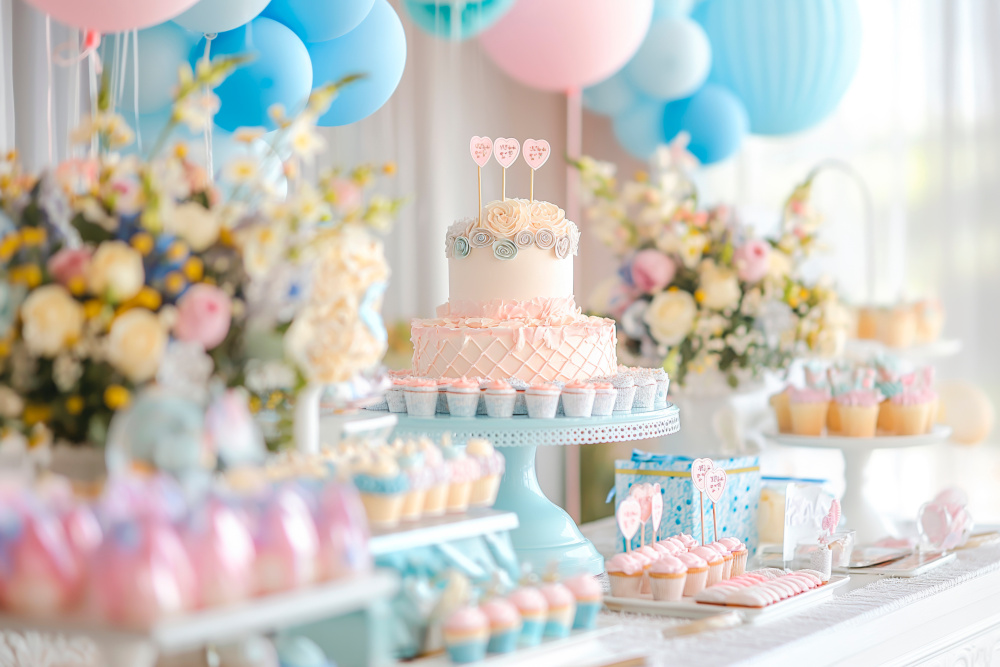 Baby shower avec boissons sans alcool à Caen