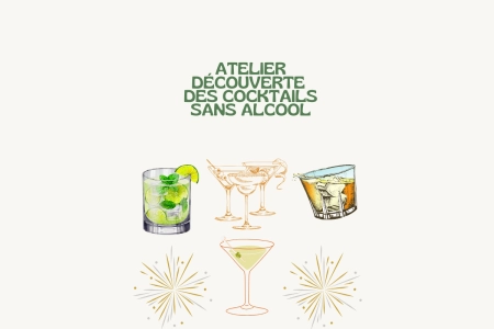 Atelier découverte des cocktails sans alcool - 1h - 15€